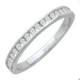 thumbnail image 1 of 1/4 Carat Diamond Wedding Band Ring in 14K Gold (Ring Size 4.5), 1 of 4