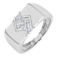 thumbnail image 1 of 1/4 Carat Men Diamond Wedding Band Ring in 10K Gold (Ring Size 13.25), 1 of 4