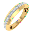 thumbnail image 1 of 1/4 Carat Men Diamond Wedding Band Ring in 10K Gold (Ring Size 4.5), 1 of 6