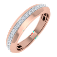 thumbnail image 1 of 1/4 Carat Men Diamond Wedding Band Ring in 10K Gold (Ring Size 8.75), 1 of 6