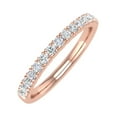 thumbnail image 1 of 1/4 Carat Round Diamond Ladies Wedding Band Ring in 10K Rose Gold (Ring Size 6) (I1-I2 Clarity), 1 of 4