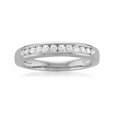 thumbnail image 1 of 1/4 Carat T.W. 12 Stone Round Diamond Platinum Bridal Wedding Band, 1 of 4