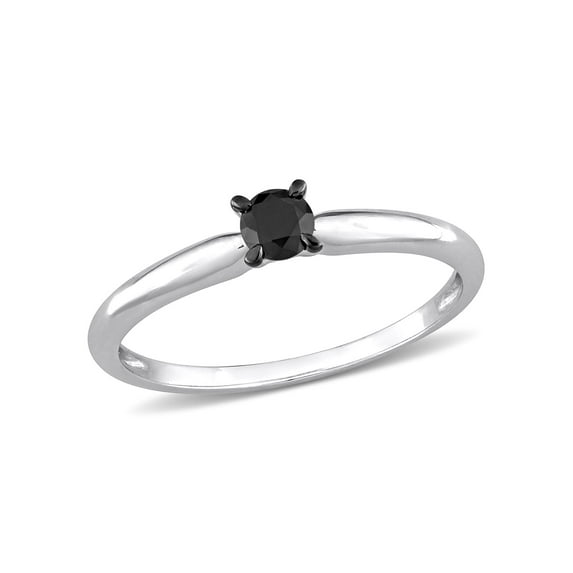 Everly Women's Diamond 14K White Gold Plated Engagement Ring