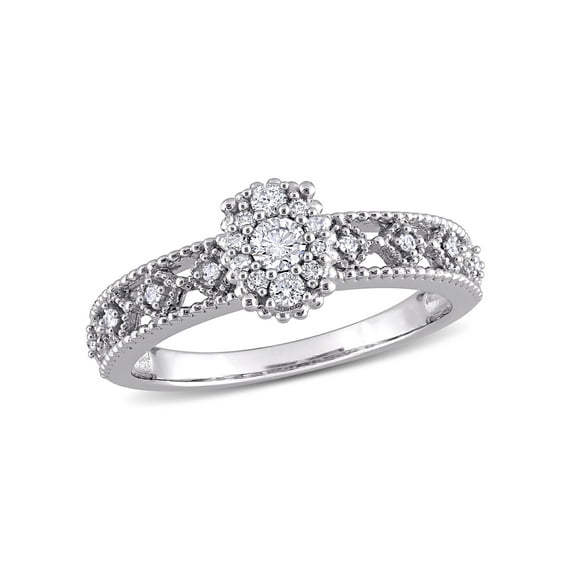 Everly Women's Diamond 10K White Gold Engagement Ring