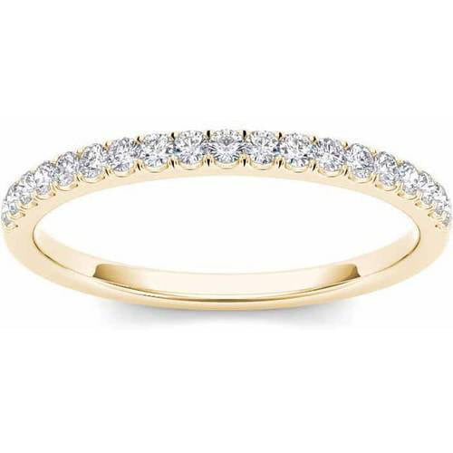 1/4 Carat T.W. Diamond 14kt Yellow Gold Wedding Band