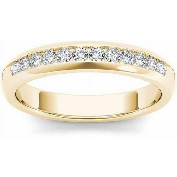1/4 Carat T.W. Diamond 14kt Yellow Gold Wedding Band