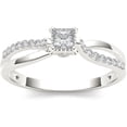 thumbnail image 1 of 1/4 Carat T.W. Diamond Split Shank Classic 10kt White Gold Engagement Ring, 1 of 1