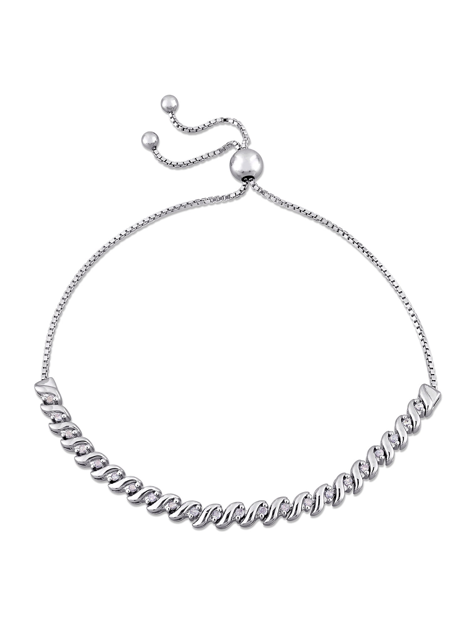 Silver Opulence of White Tennis Bracelet – GIVA Jewellery