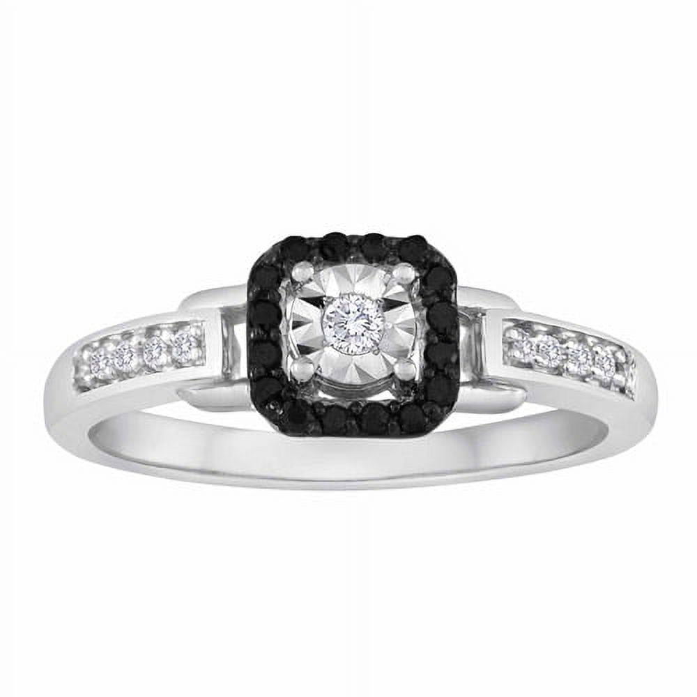 1/4 Carat T.W. Diamond Sterling Silver Fashion Ring