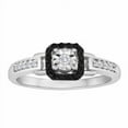thumbnail image 1 of 1/4 Carat T.W. Genuine Diamond Sterling Silver Fashion Ring, 1 of 1