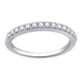 thumbnail image 1 of 1/4 Carat T.W. Round Diamond 10kt White Gold Wedding Band, I-J/I2-I3, 1 of 1