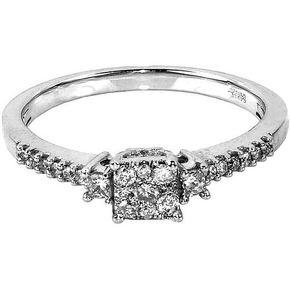 1/4 Carat T.w. Round Diamond 10kt White