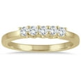 thumbnail image 1 of 1/4 Carat TW Five Stone Diamond Wedding Band in 14K Yellow Gold  (J-K-L Color, I2-I3 Clarity), 1 of 4
