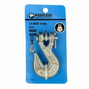 1/4" Clevis Grab Hook, Grade 43, Forged Steel, Peerless Chain Company, #4719138