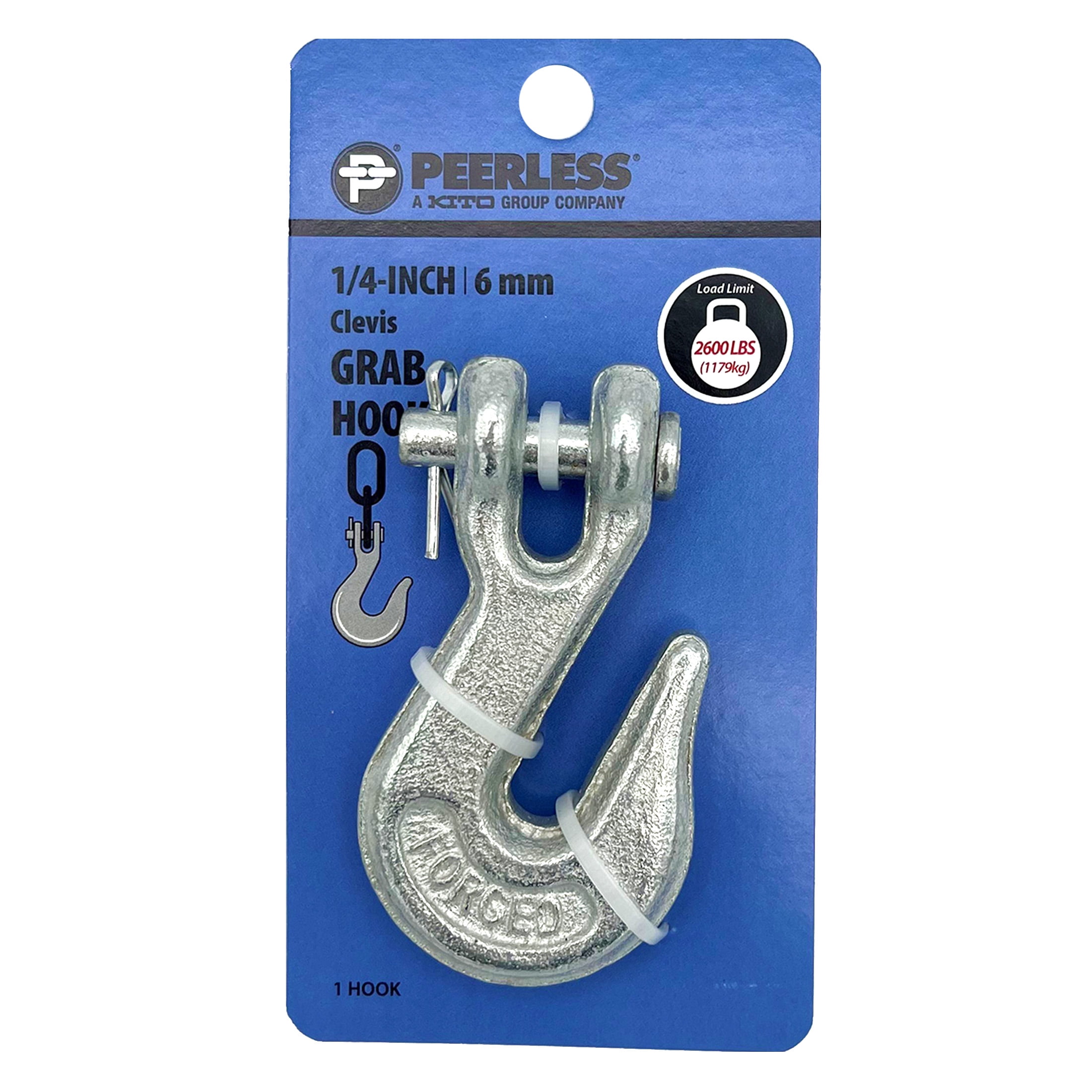 Blue Hawk 3/8-in Zinc-Plated Grade 43 Clevis Slip Hook with Latch