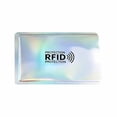 thumbnail image 1 of 1 of 4 Colorful RFID Blocking Sleeves, Credit Card Protectors, Identity Theft Prevention Card Holder for Travel, Anti Skimming RFID Shield for Wallet Purse (Brown, 3.6*2.4in), 1 of 9