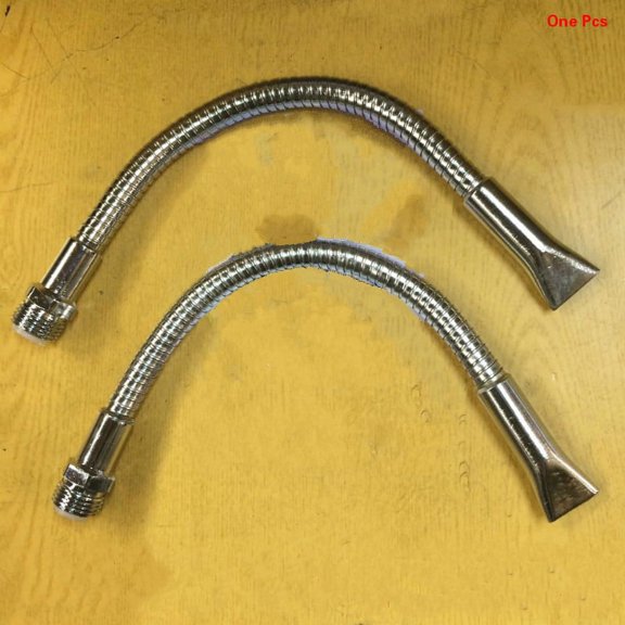 1/4" DN8 CNC cooling pipe 300-600mm,flexible oil coolant pipe hose,lathe metal cooling hose with flat nozzle for lathe cooling