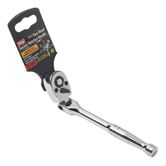 1/4" DR FLEX HEAD SOCKET RATCHET HANDLE