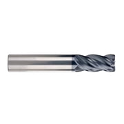 SGS 36853 Z1PCR Z-Carb-AP High Performance End Mill, Titanium Nitride-X Coating, 1/4 Cutting Diameter, 3/4 Cutting Length, 1/4 Shank Diameter, 2-1/2 Length, 0.020 Corner Radius