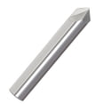 thumbnail image 1 of 1/4" Diameter 2 Flute Single End Pointed Tip 90° Included Angle Carbide Chamfer Mill , 1/4"SHANK, 2-1/2"OAL, 1 of 1