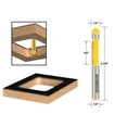 thumbnail image 1 of 1/4" Diameter Panel Pilot Trim Router Bit - 1/4" Shank - Yonico 14174q, 1 of 1