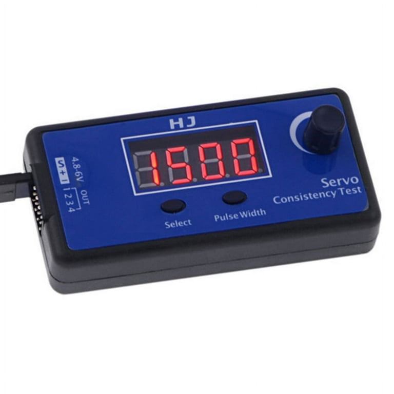 CCPM Servo Consistency Master Tester - For RC Planes, Cars, Boats, Tests Servos & ESCs, 3 Modes