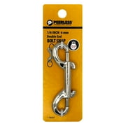 1/4" Double End Bolt Snap, Zinc Plated, Peerless Chain Company, #4718038