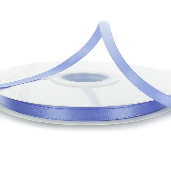 1/4" Double Faced Satin Ribbon 458 Periwinkle 10 Yard