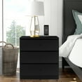 thumbnail image 1 of 1-4 Drawers Bedroom Nightstand, Wooden Drawer Dresser, Bedroom End Table Sofa Side Table with Drawer and Storage Cabinet, Living Room Furniture, 1 of 9
