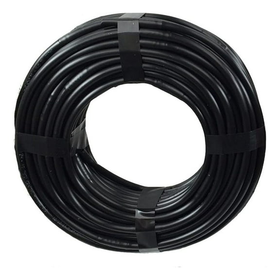 1/4" Drip Line 6" Spacing 0.5 GPH, 100' Black Tubing for Garden, Raised Beds & Landscape - UV Resistant