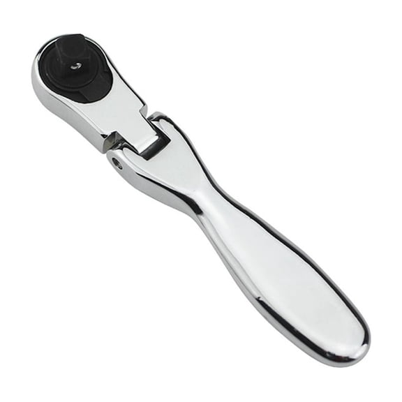 1/4" Drive Mini Ratchet Wrench, 2 in 1 Flex Head Reversible Socket Wrench, 72-Tooth Quick Release Ratchet Handle,