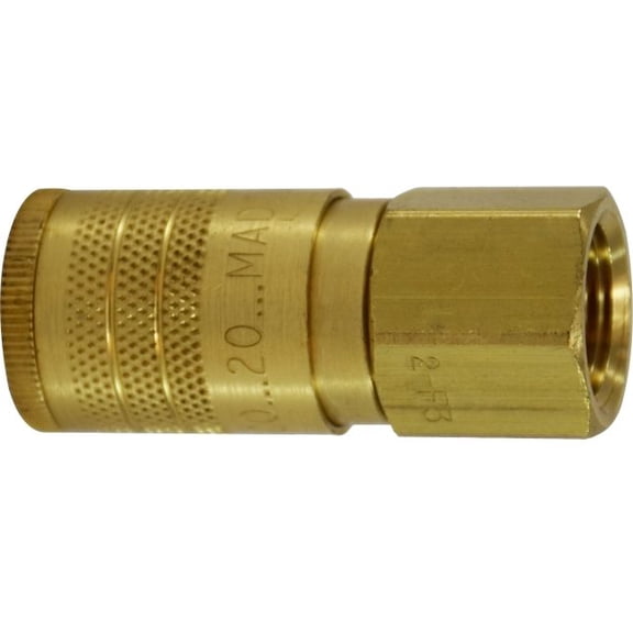 1/4 FIP Aro Inter. Brass Coupler, ARO 210 Interchange, Pneumatics