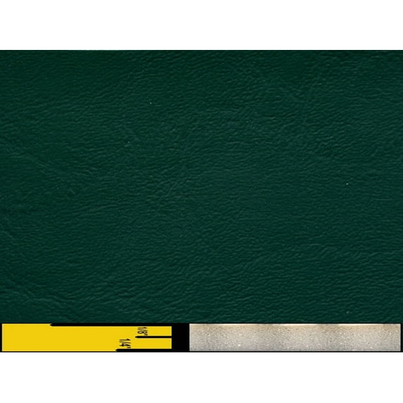 1/4" Foam Backed Marine Vinyl Upholstery Fabric Dark Green 54" Wide By the Yard Boat Auto