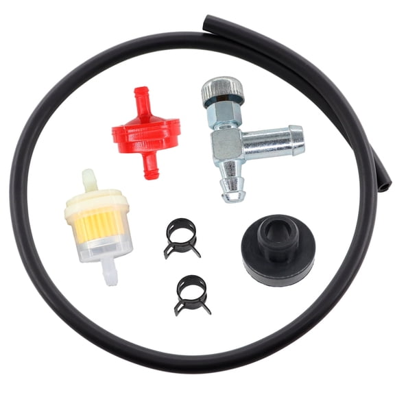 1/4" Fuel Tank Grommet Bushing & Gas Shutoff Petcock Valve Fuel Line For Coleman Powermate Cub Cadet 735-0149 935-0149 Generator