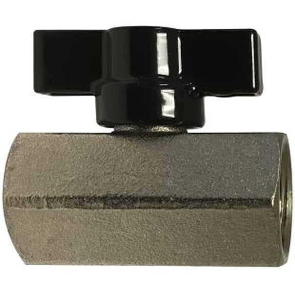 1/4 FxF Mini Bv T Handle W/Viton Seals, Mini Ball Valve, Valves