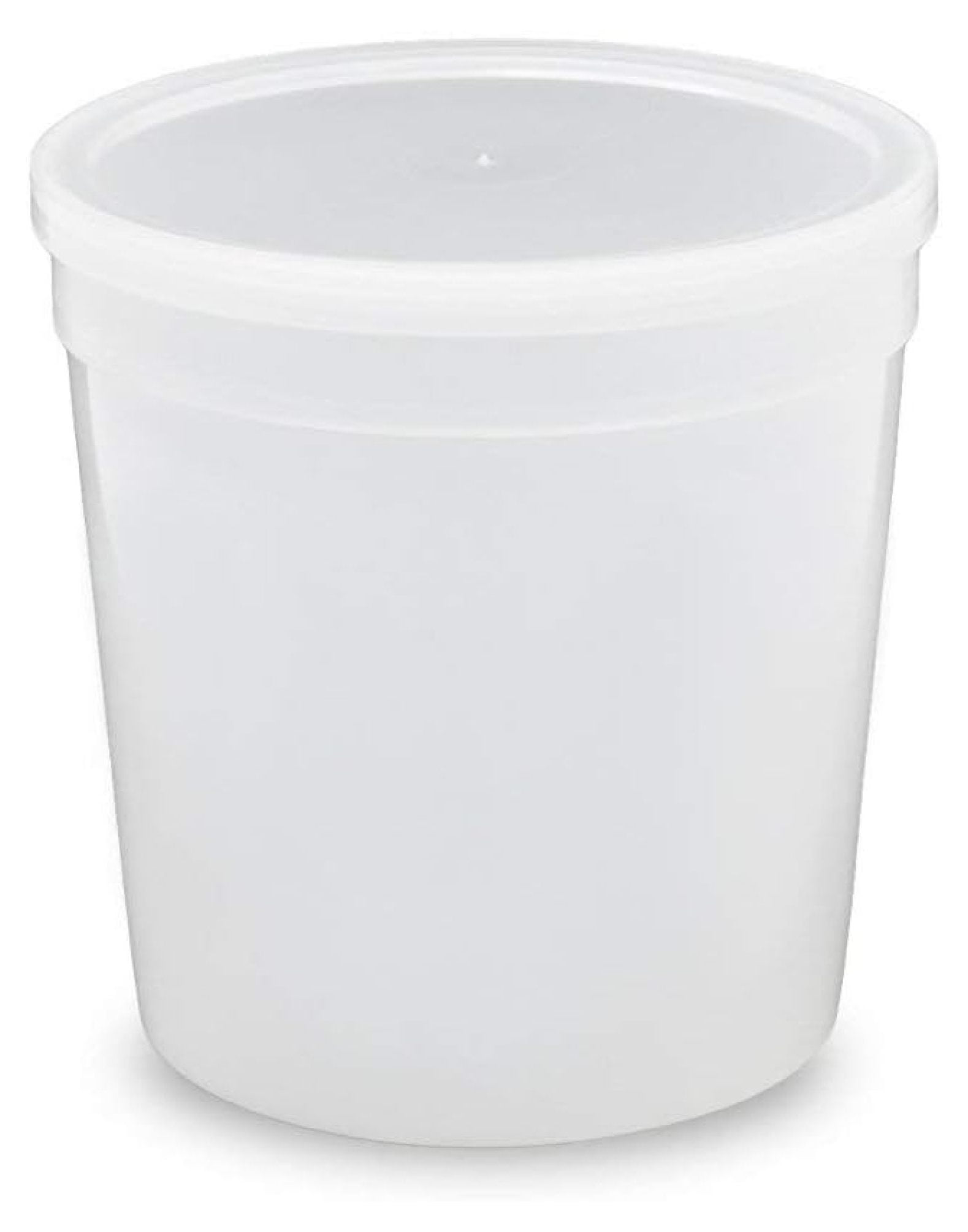 1/4 Gallon (32 oz) 1 Quart Food Storage Containers with Lids zer and