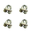 thumbnail image 1 of 1/4" Galvanized Drop Forged Wire Rope Clips - 4 Pack, 1 of 1