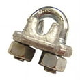 thumbnail image 1 of 1/4" Galvanized Drop Forged Wire Rope Clips, 1 of 1