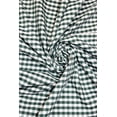 thumbnail image 1 of 1/4" Gingham Check Broadcloth Fabric, 60" Wide, Sells by the Yard from Sal Tex Fabrics, Hunter Green, 1 of 3
