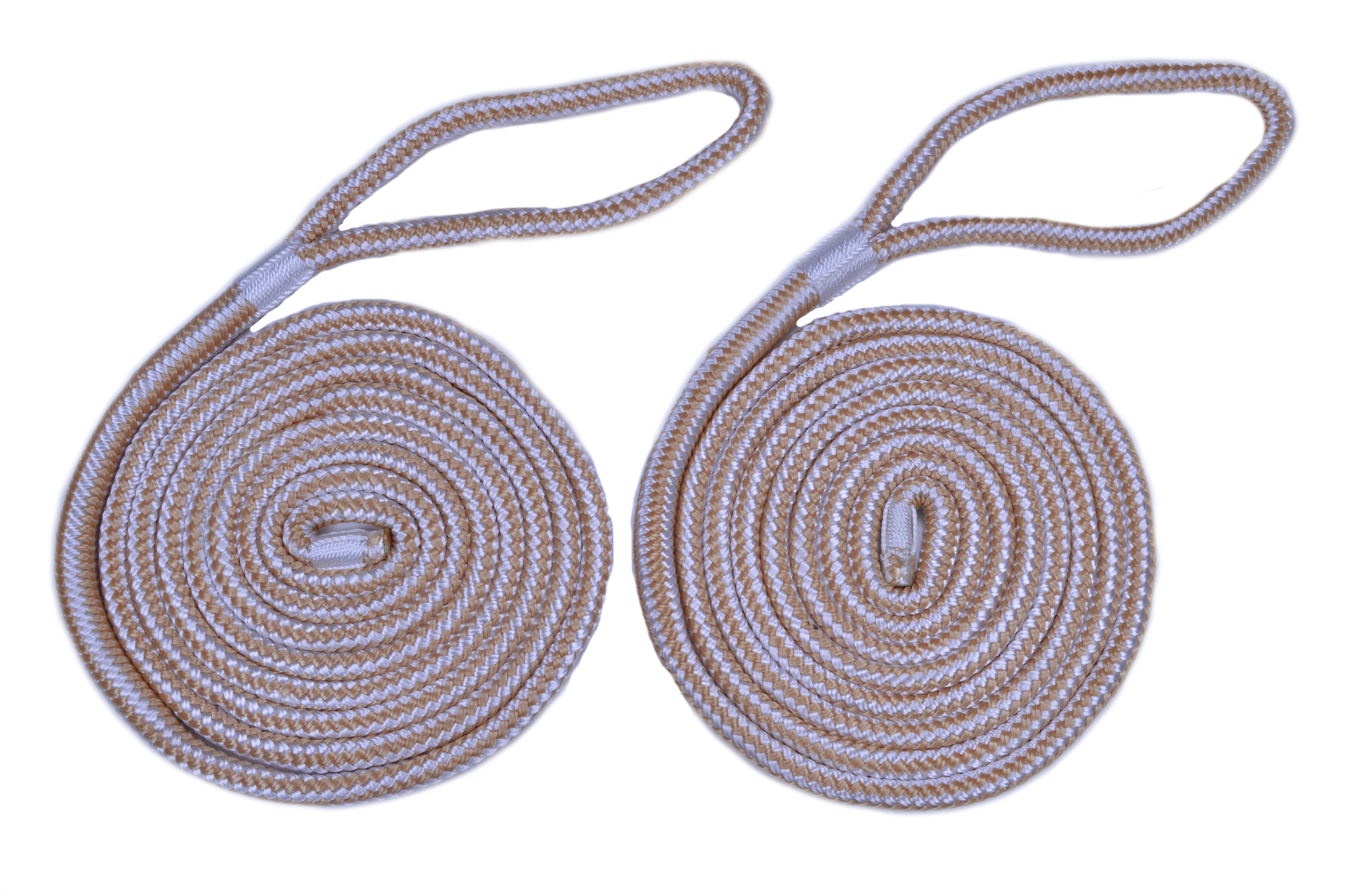 Seachoice 2 Pack 1/4" X 6' Purple Double Braid Nylon Fender Lines For Boats