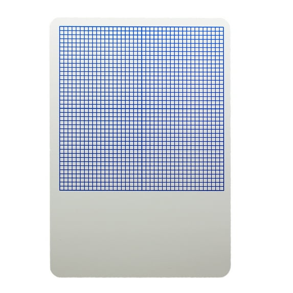 Flipside Products 1/4" Graph Dry Erase Board, 11" x 16"