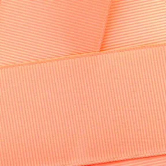 1/4" Grosgrain Ribbon Solid 716 Peaches 'n Cream 10 Yard