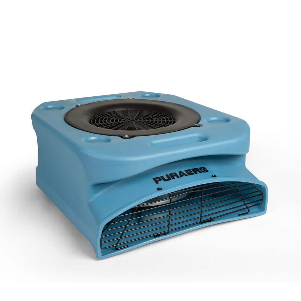 1/4 HP Low Profile Air Mover Carpet Dryer Blower Floor Fan with 1100 ...