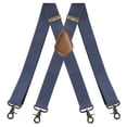 thumbnail image 1 of 1.4" Heavy Duty Mens Suspenders Adjustable Vintage Suspenders Men Suspenders With 4 Snap Hooks, 1 of 6