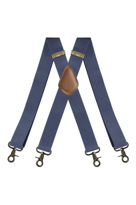 1.4" Heavy Duty Mens Suspenders Adjustable Vintage Suspenders Men Suspenders With 4 Snap Hooks