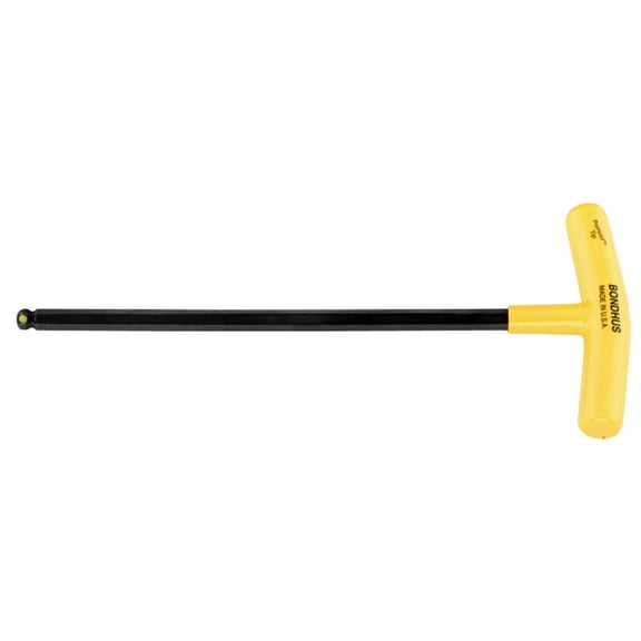 1/4" Hex Prohold Balldriver T-Handle Wrench, Protanium High Torque Steel With Proguard Finish, 10.8" Long - Bondhus USA