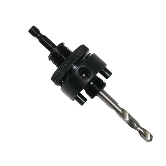 1/4" Hex Shank Hole Saw Arbor with Drill Bit for Holesaw Drill bits 32-210mm