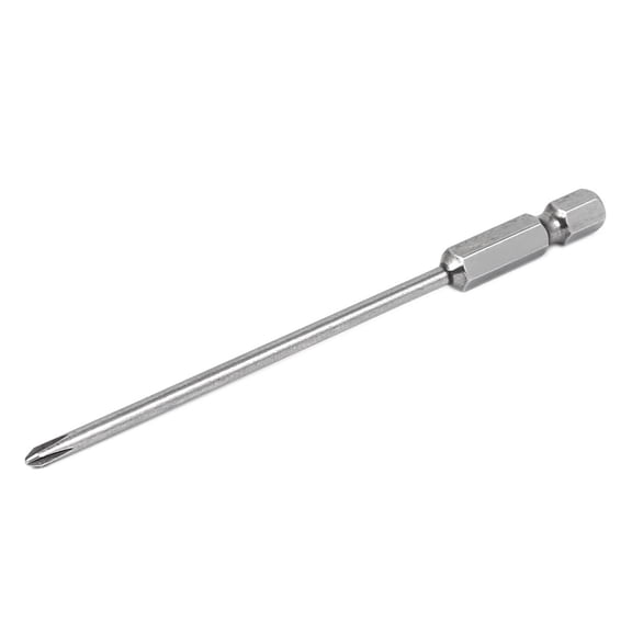 1/4" Hex Shank PH1 3mm Magnetic  Screwdriver Bit 100mm Long