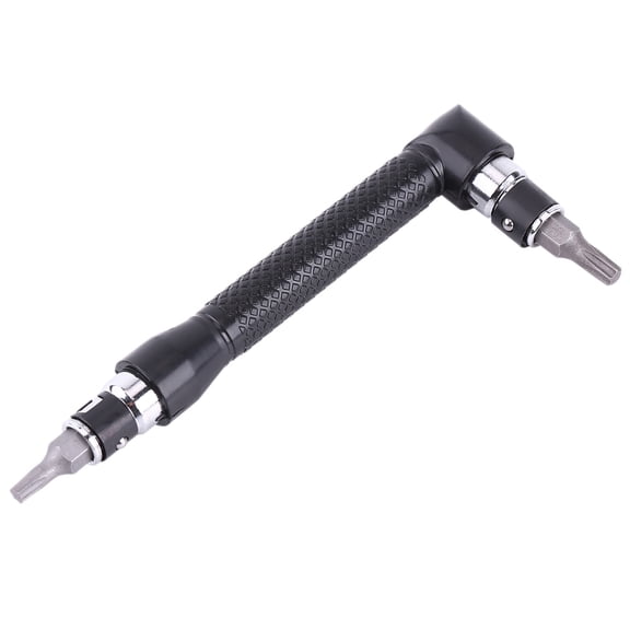 1/4" Hex Socket Wrench, Durable Iron L,Shape Design w/ 10 Screwdriver Bits, Hand Tool Set