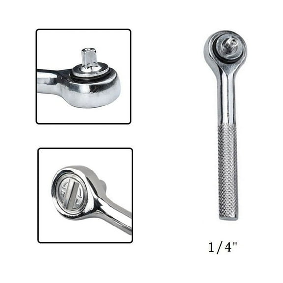 1/4 High Torque Ratchet Wrench Socket Quick Release Square Head Spanner